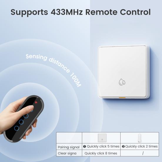 Smart Switch 4000W High Power Voice Control AI Assistant Support Real-Time Monitoring RF433 Remote Control AI Assistant Support