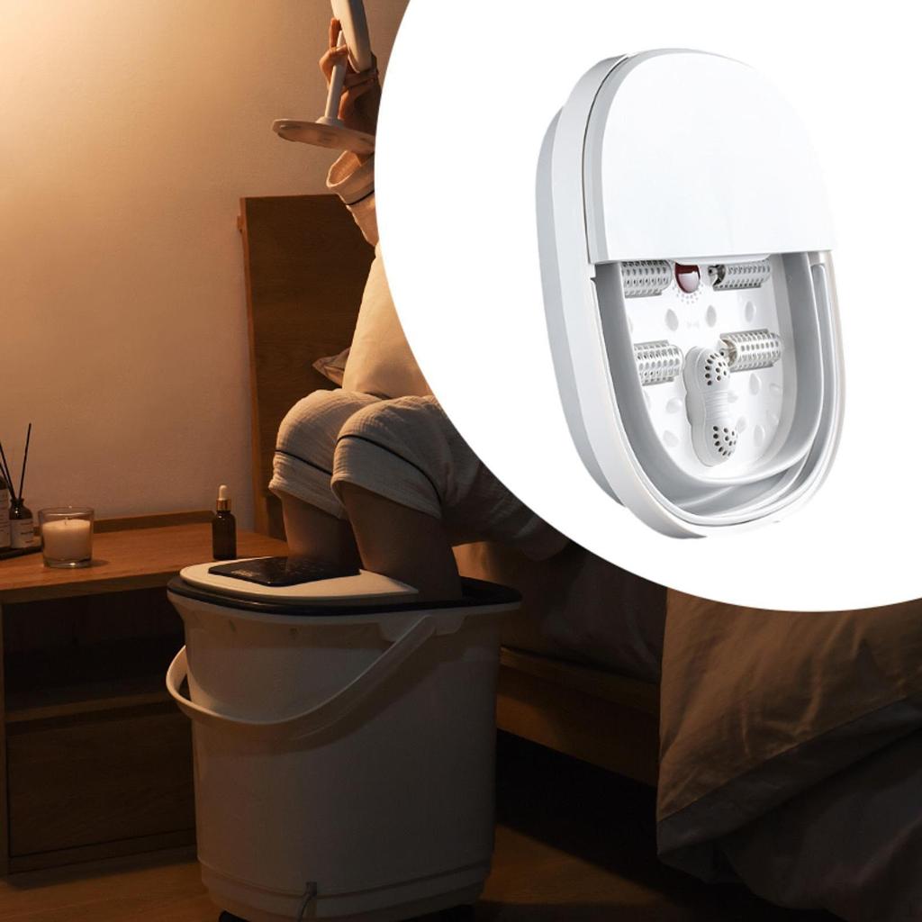 Складной массажер для ног СПА с контролем температуры, ванна для замачивания, переносные ролики для замачивания