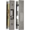 Nicchu Seisakusho Replacement Sliding Door Lock for Entrance Doors, Lockable and Unlockable from the Inside Only, Bronze, GA-800F-B