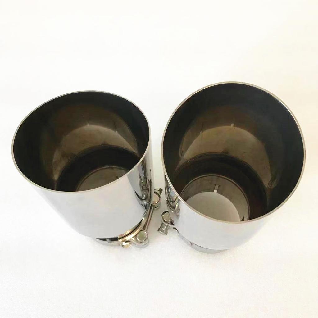 1PCS 304 Stainless steel Universal Automobile exhaust pipe Muffler Car accessorie modification x