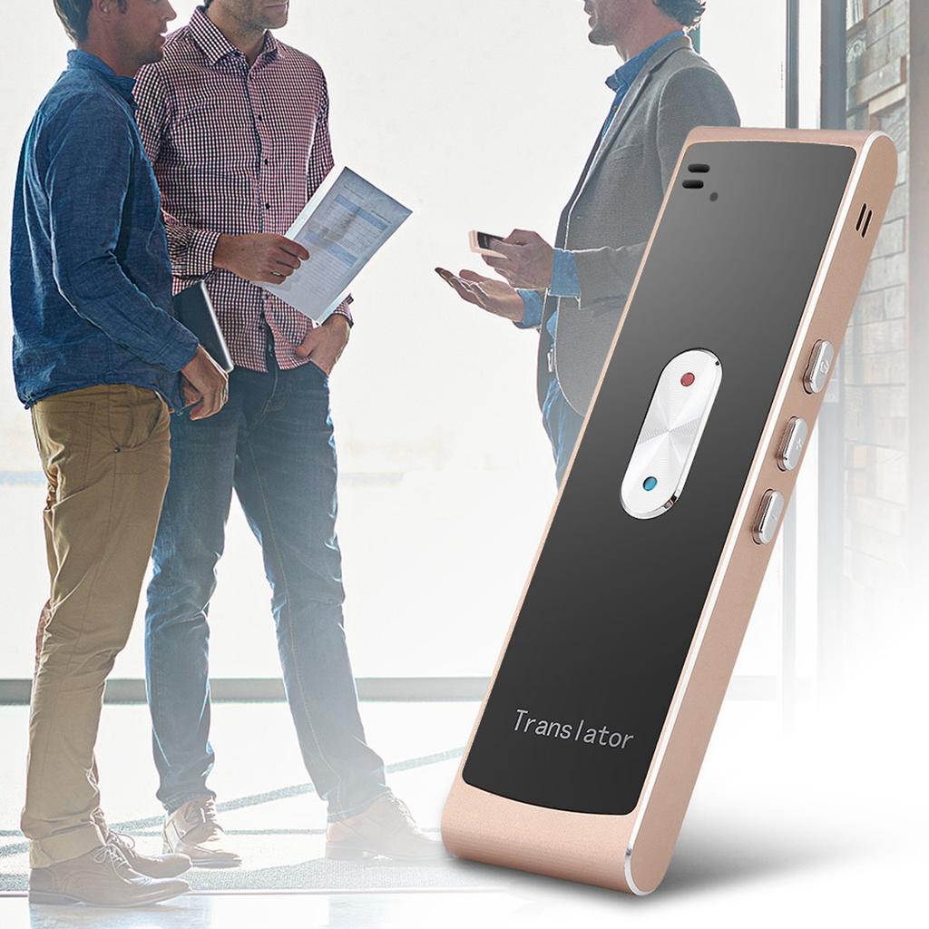 New T8S Intelligent Translator Multilanguage Two Way Real Time Interpretation Translator(Gold)