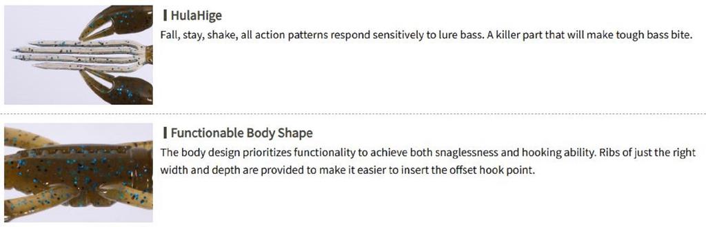 OSP Мягкая приманка Dolive Craw 3 дюйма W-008 (7156)