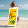 Personalized Girl Horse Adventure Beach Towel Microfiber Beach Towel Thin Absorbent for Beach Swimming Yoga Bath Sports. 0910255