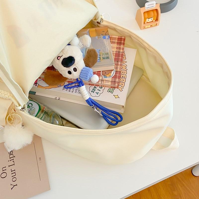 Школьный рюкзак для учащихся младших классов средней школы с буквенным принтом, легкий женский рюкзак