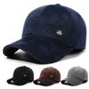 Autumn Winter Men's Outdoor Baseball Cap Velvet Thick Ear Protection Cap Cold Warm Middle-Aged and Elderly Cap