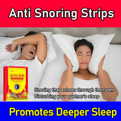 Носовые пластыри Silent Night - Средство от храпа для нее и для него, Способствует более глубокому сну