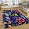 Retro GamePad Games Console Game Boy Cartoon Carpet Rug for Bedroom Living Room Home Sofa Decoration,kids Large Decor Floor Mat
