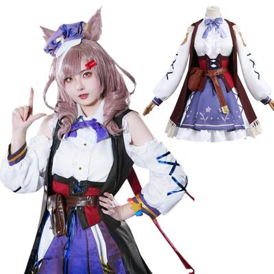 Uma Musume Косплей Мачикане Танхоиза Косплей Пампака Тилотто Косплей Костюм для косплея Uma Musume Костюм Костюм Событие Костюм на Хэллоуин Школьный фестиваль