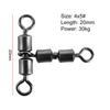 Rolling Triple Connector Fishing Connector Solid Connector Solid Ring Fishing Tackle Fishing Swivel