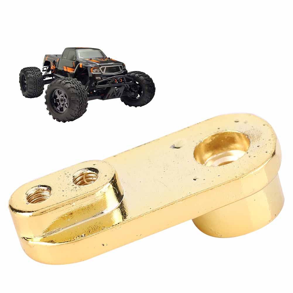 CNC Machining 25T Steering Servo Arm Upgrade Parts for 1Celsius10 1Celsius8 RC Car (Gold)