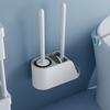 Toilet Brush Set Space saving Solution Quick Drying Toilet Bowl Brush & Holder for Efficient Bathroom Maintenance