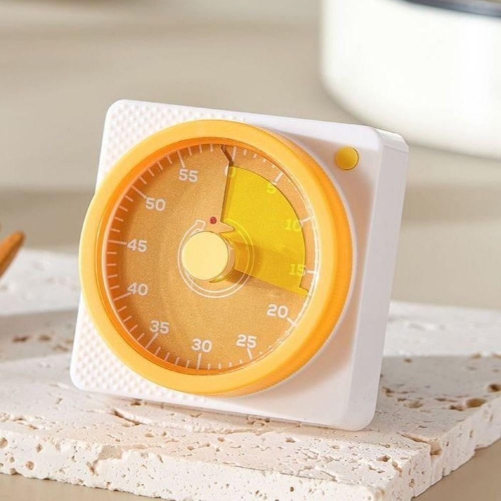 Magnetic Mechanical Visual Timer Self-discipline Countdown Alarm Clock Kitchen Timer  Kitchen Use