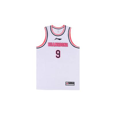Баскетбольная майка Li Ning Cba Series Professional, удобная, с круглым вырезом, мужская, белая AAYTA05-1