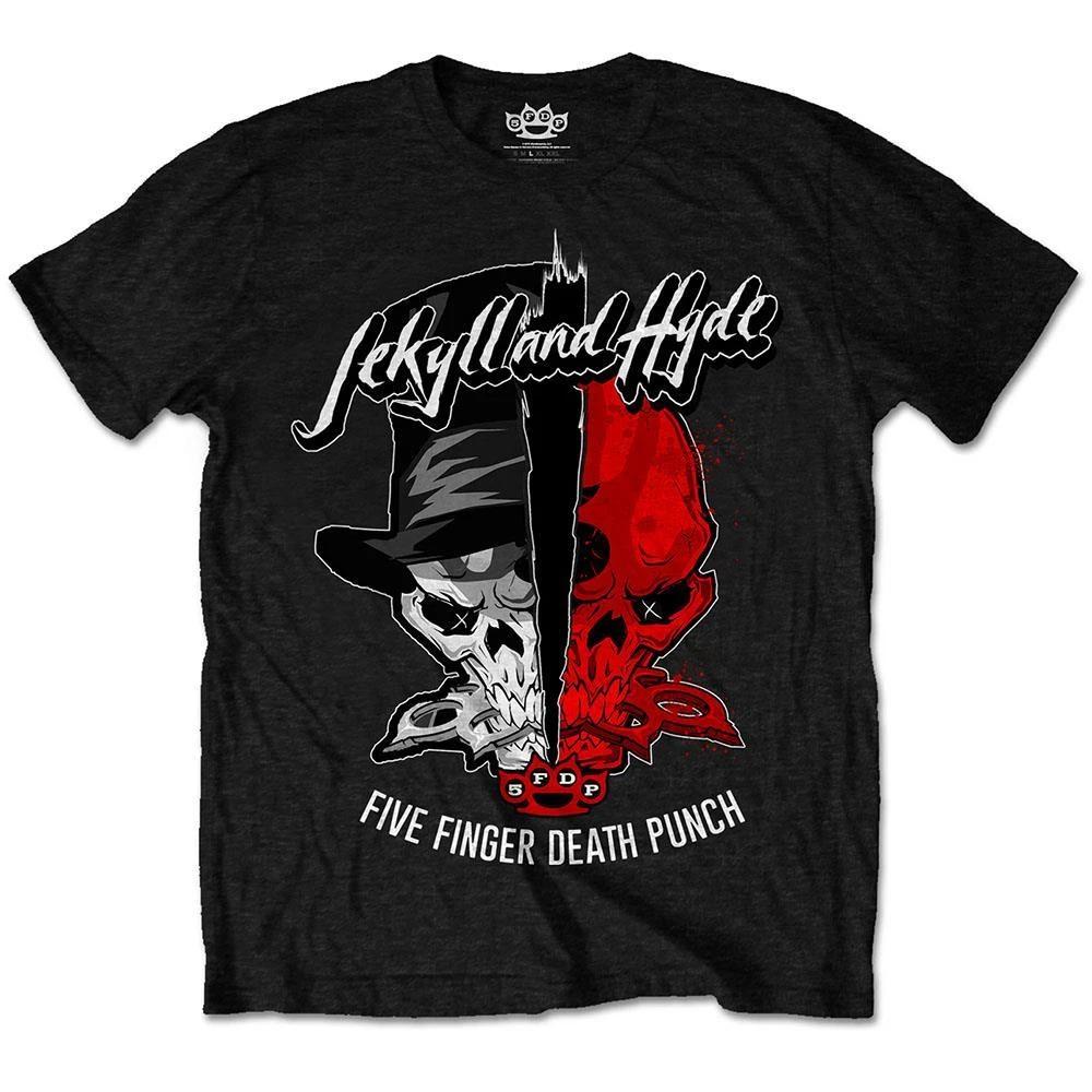 Официальная лицензированная футболка Five Finger Death Punch Jekyll Hyde Металл Ffdp
