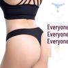 Women's Breathable Solid Color Cotton Thong - Large Size Sexy Sports Underwear