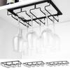Wine Glasses Down Goblet Holder Hanging Upside Rack Cup Display Stand Organizer