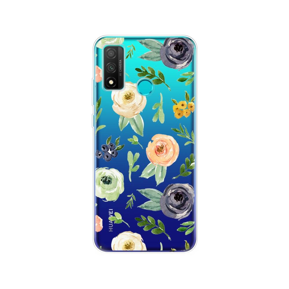 Чехол для Huawei P smart 2020, мягкий силиконовый чехол из ТПУ на заднюю панель телефона PSmart 2020 POT-LX1A, 6,21 дюйма, защитный чехол-бампер, чехол