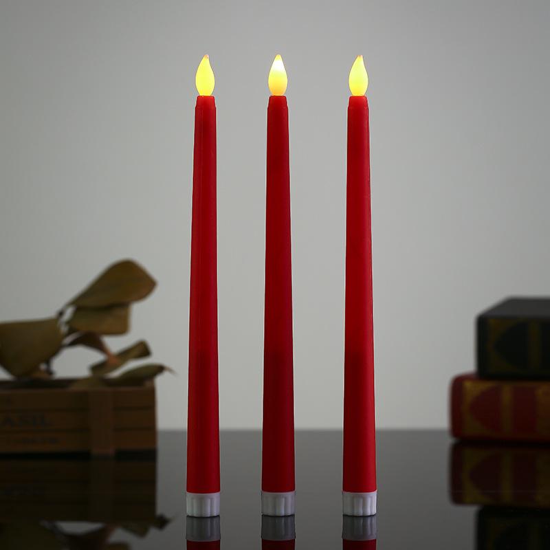 Charm LED Long Pole Electronic Candle Light Party Flameless Candle Lamp Restaurant Birthday Decoration Supplies Candles Lights Atmosphere For Wedding