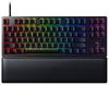 Razer Huntsman V2 Tenkeyless Clicky Optical Switch Gaming US Optical Clicky Quiet PBT Wrist Chroma RGB Japanese Distributor Black Keyboard, English,