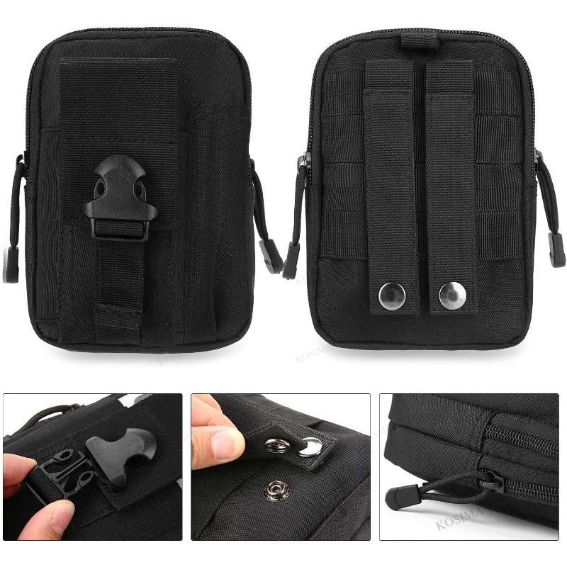 Тактическая сумка Molle, Универсальная EDC поясная сумка, Поясные подсумки, Наружные поясные сумки, Карман для снаряжения, инструмента, гаджета с чехлом для мобильного телефона