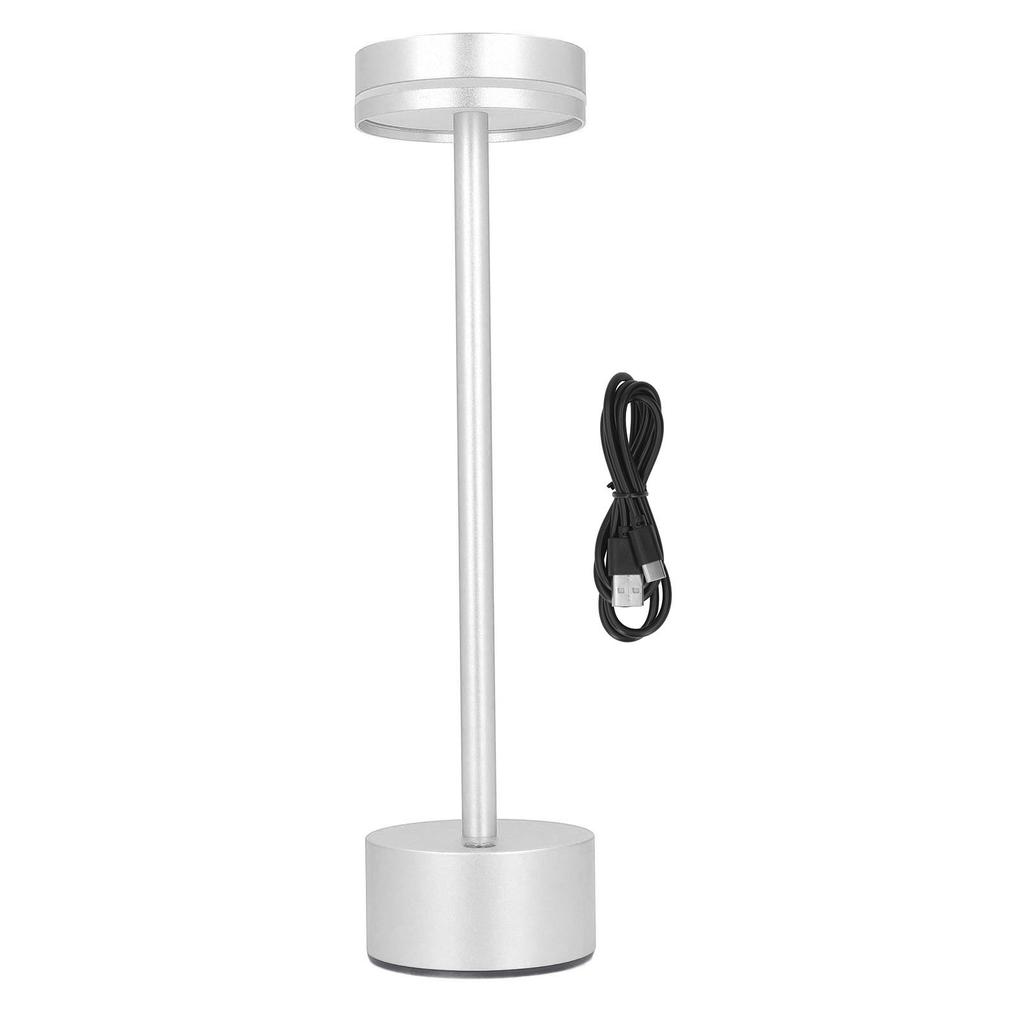 Cordless Table Lamp 3 Color Dimming Rechargeable LED Desk Lamp with Touch Control for Home Bedroom