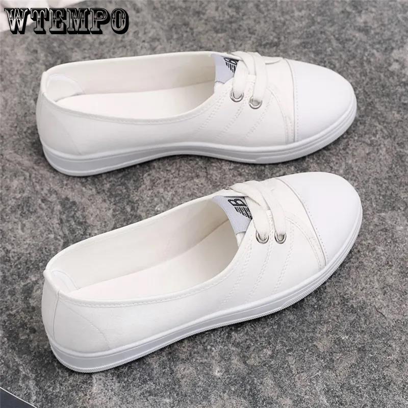 Old Beijing Cloth Shoes Women's Canvas Small White Shoes Shallow Mouth Student Skate Shoes Pregnant Women's Casual Mom's Shoes