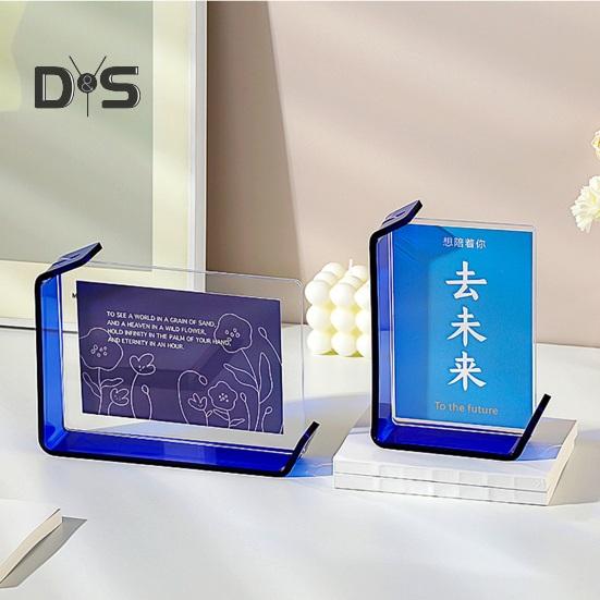 6/7-дюймовая плавающая фоторамка DIY двусторонняя горизонтальная вертикальная неоновая акриловая настольная декоративная фоторамка для домашнего офиса