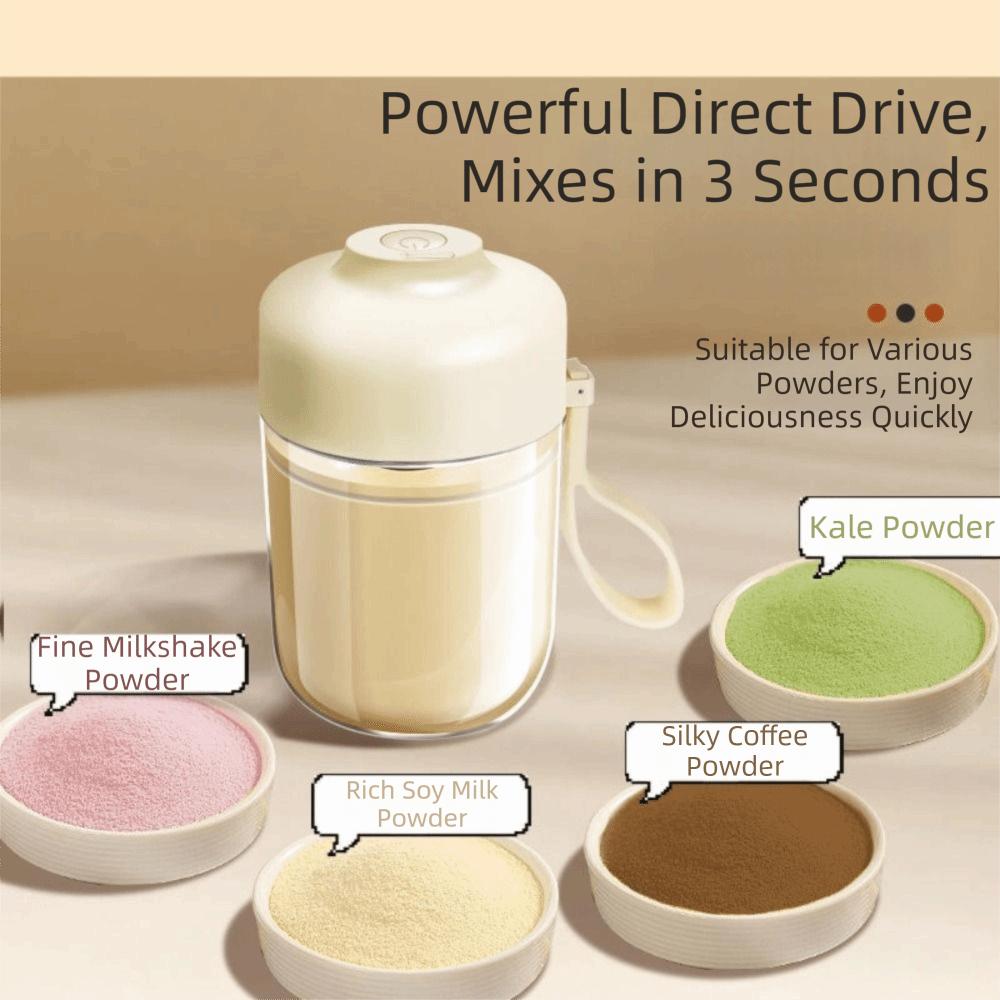 Portable Handle Automatic Mixing Cup 400ml Capacity Smart Drink Mixer Milk Mixing