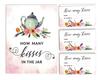 Inkdotpot How Many Kisses In The Jar White Tea Party Bridal Shower Game 1 Sign   30