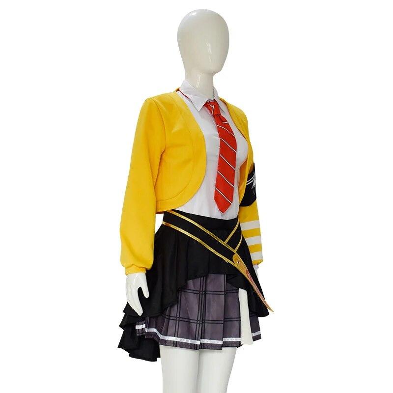 Project Sekai Косплей Костюм Tenma Saki Косплей Симпатичные наряды для девочек Саки Парик Аниме Хэллоуин Карнавальный костюм для вечеринки Униформа