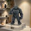3D-печатная фигурка быка Новинка Статуя быка-демона со средним пальцем Забавная скульптура мускулистого быка для полки в офисе Декор стола