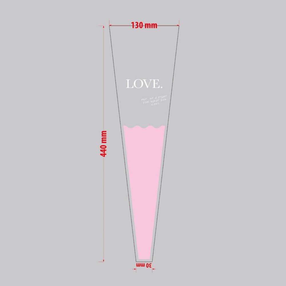 50pcs Waterproof Flower Packaging Bag Package Supplies Bouquet Packing Material Wedding