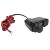 Motorcycle Phone Charger Multifunctional Dual USB Adapter 10?24V with Red Digital Display Voltmeter