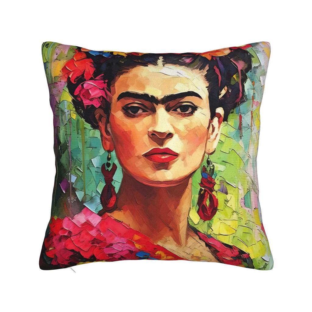 Pillow Case F-Fridas K-Kahlooo Soft Pillow Cover For Sofa Home Decoration Novelty Pillowcases