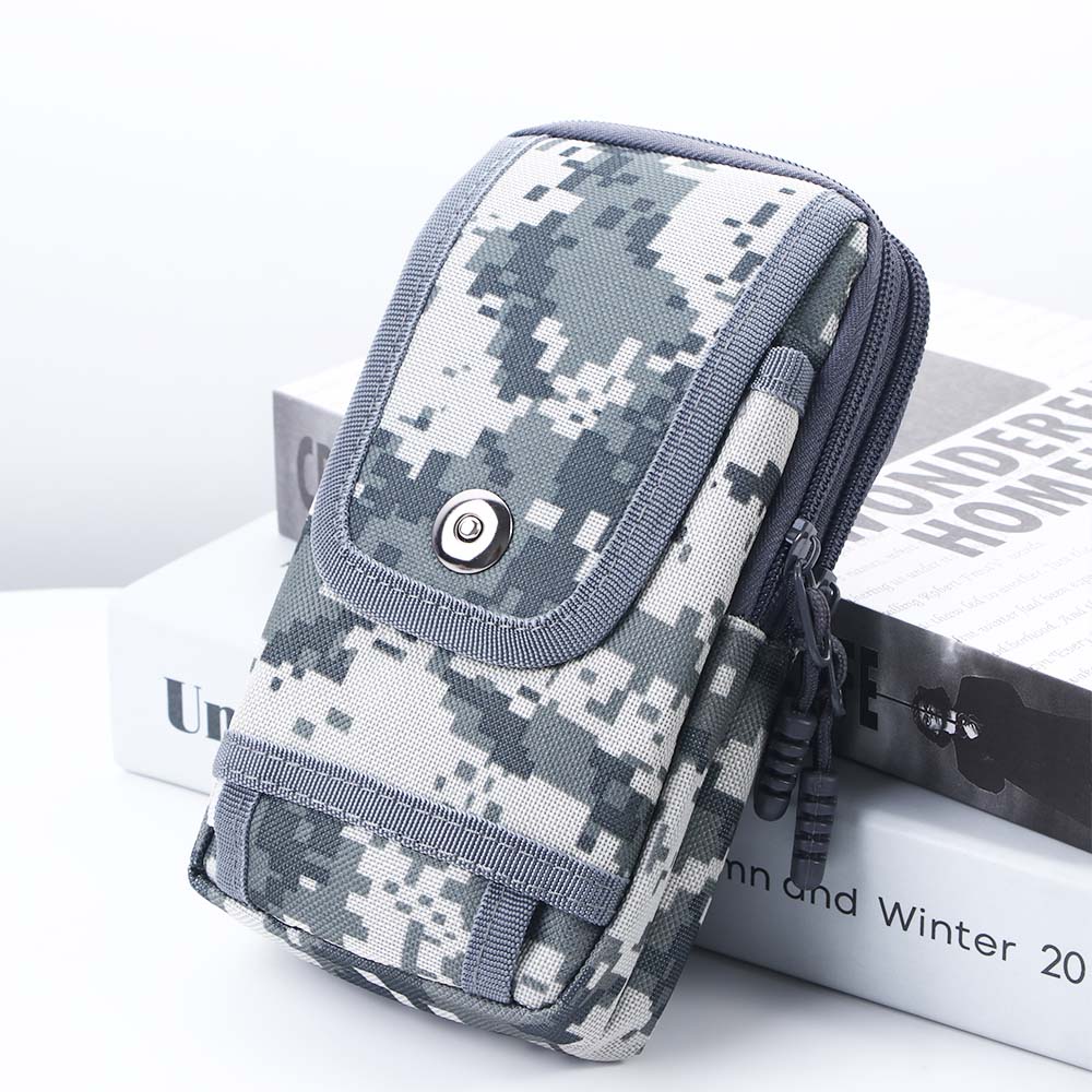 Функциональная походная камуфляжная сумка на молнии, поясная сумка, поясная сумка, сумка на пояс для отдыха на открытом воздухе