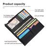 AANV1 Leather Car Emblem Credit Card Purse Portable Large Wallet For KIA Rio K5 K2 Sportage Ceed Sorento Picanto Stinger Soul