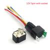 1PC 12V DC 4 Pin Car Automotive Fused Relay 30A Normally Open Relais 30A Fuse with 4pin/5Pin Backrest Relays 5