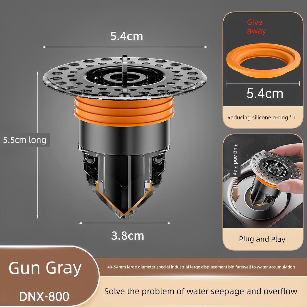 Large Diameter Extended Floor Drain Core 304 Stainless Steel Universal Bathroom Anti-Odor Anti-Backflow Floor Drain Inner Core