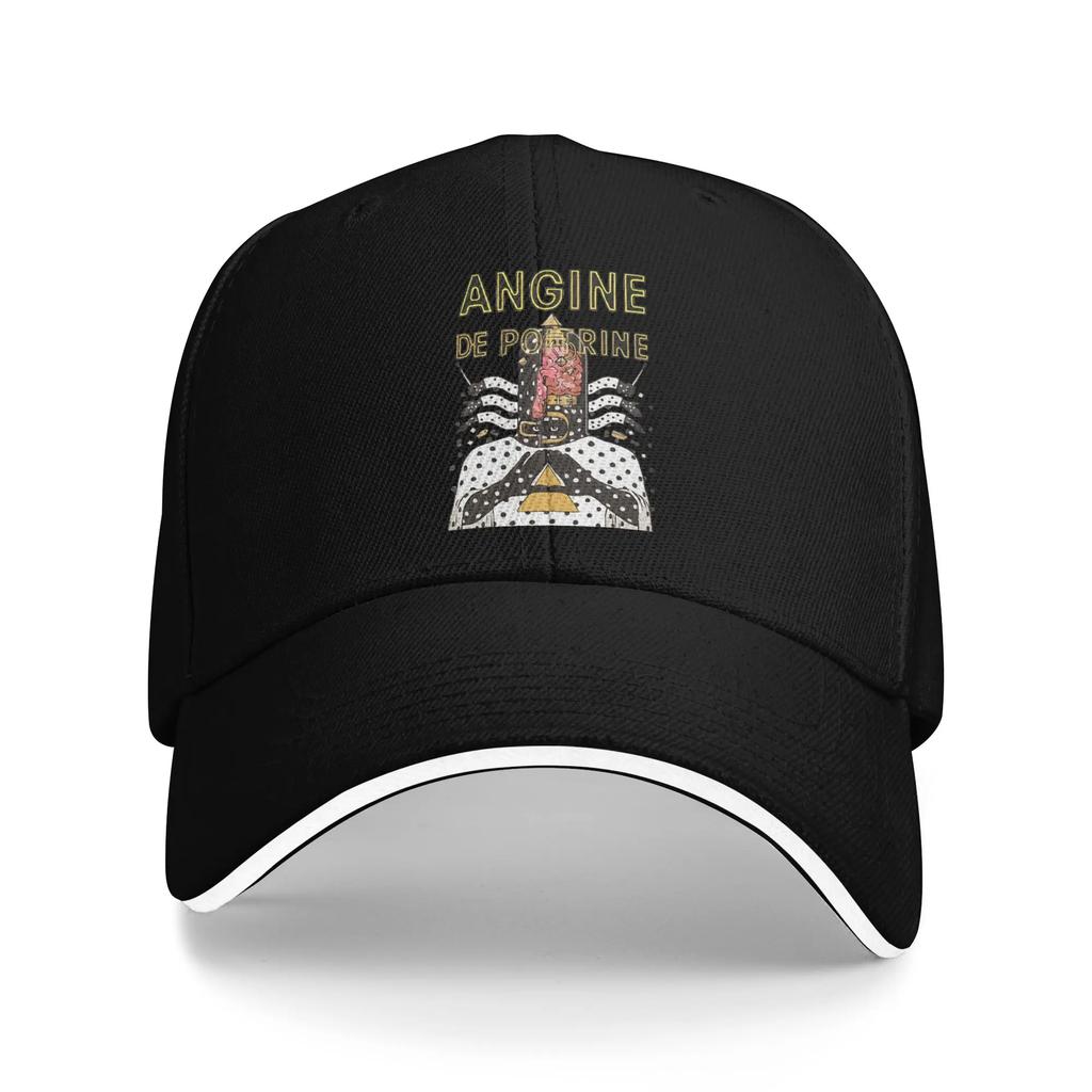 Meatl Rock Band Angine De Poitrine Baseball Caps Fashion Sandwich Hats Unisex Adjustable Dad Hat Sport