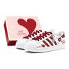 adidas Оригинальные SUPERSTAR Нескользящие Износостойкие Низкие Кеды для Скейтборда Унисекс Белый Красный EG4958(Team88-S-BOX)