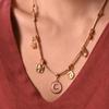 Heart Shape Copper Pendant Necklace With Electroplating For Daily Accessory Gift For Men Women