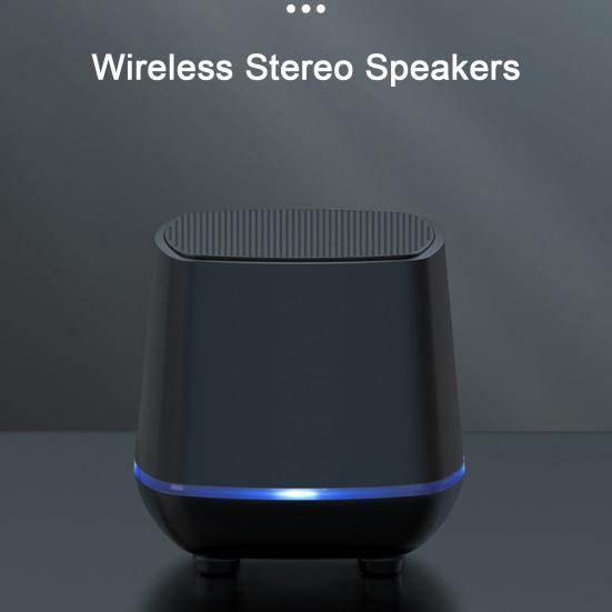 Mini Portable Speaker Music Player Clear Stereo Sound Low Latency