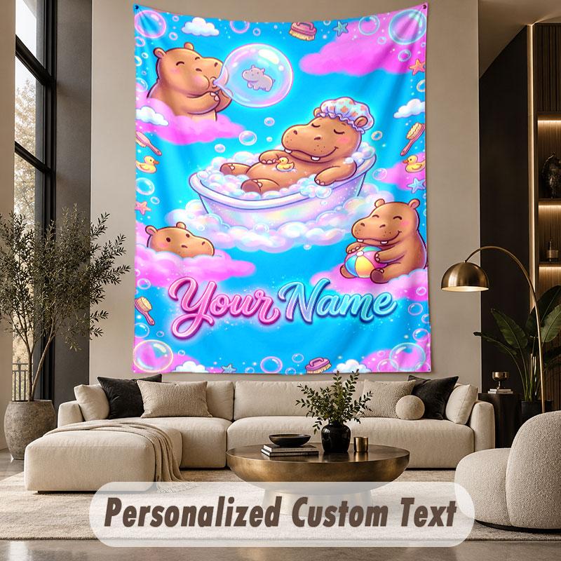 Other Similar Designs (1) Theme Custom Tapestry Personalized Custom Name Text Wall Hanging Tapestry Home Decor Background Cloth