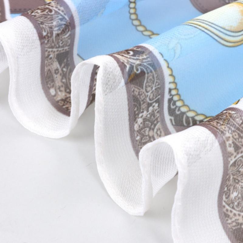 Shop Chiffon Diamond Fashion Scarf Ivory Drn Wsc 0429
