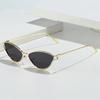 Retro Small Frame Uv Protection Sunglasses Fashion Metal Cat Eye Sunglasses For Men Women Square Sunglasses Polygon Sun Glasses
