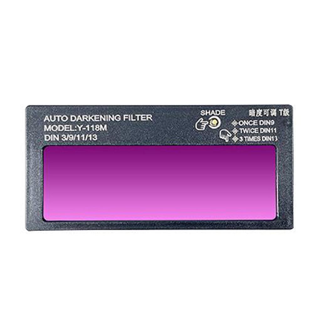 Reliable Auto Darkening Lenses with 3 Levels of Darkness Adjustment Available