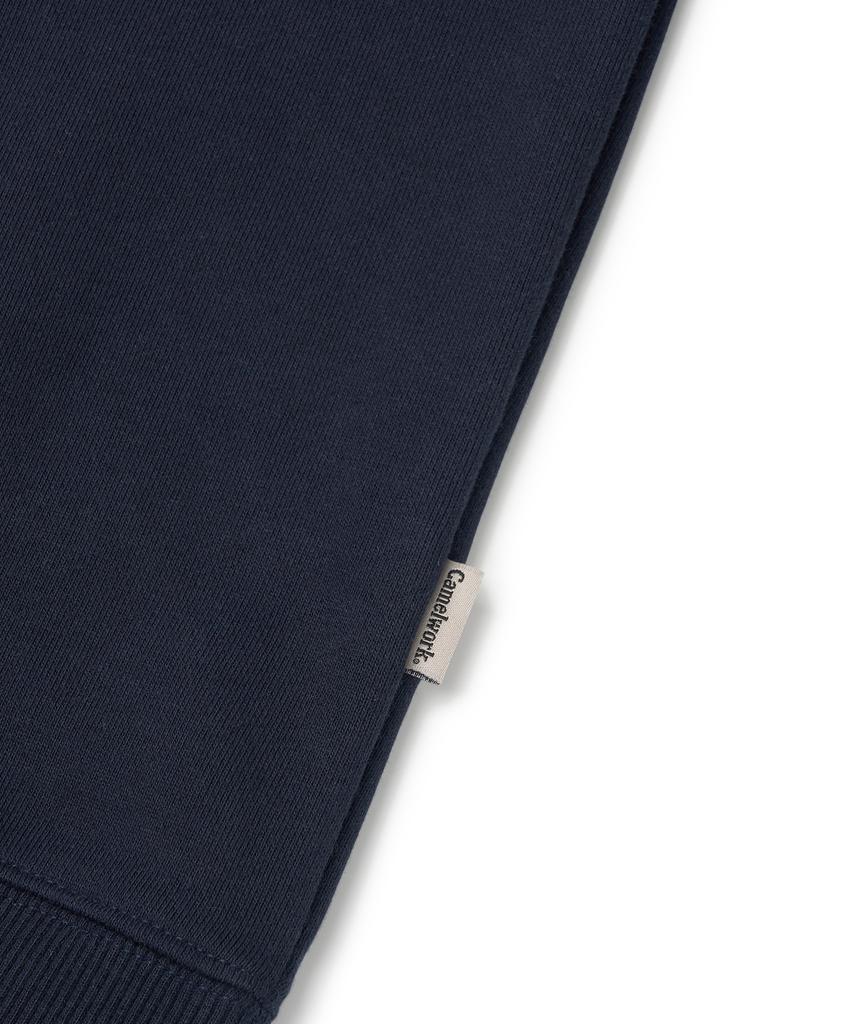 CAMEL WORK Small Logo Sweatshirt (Navy)