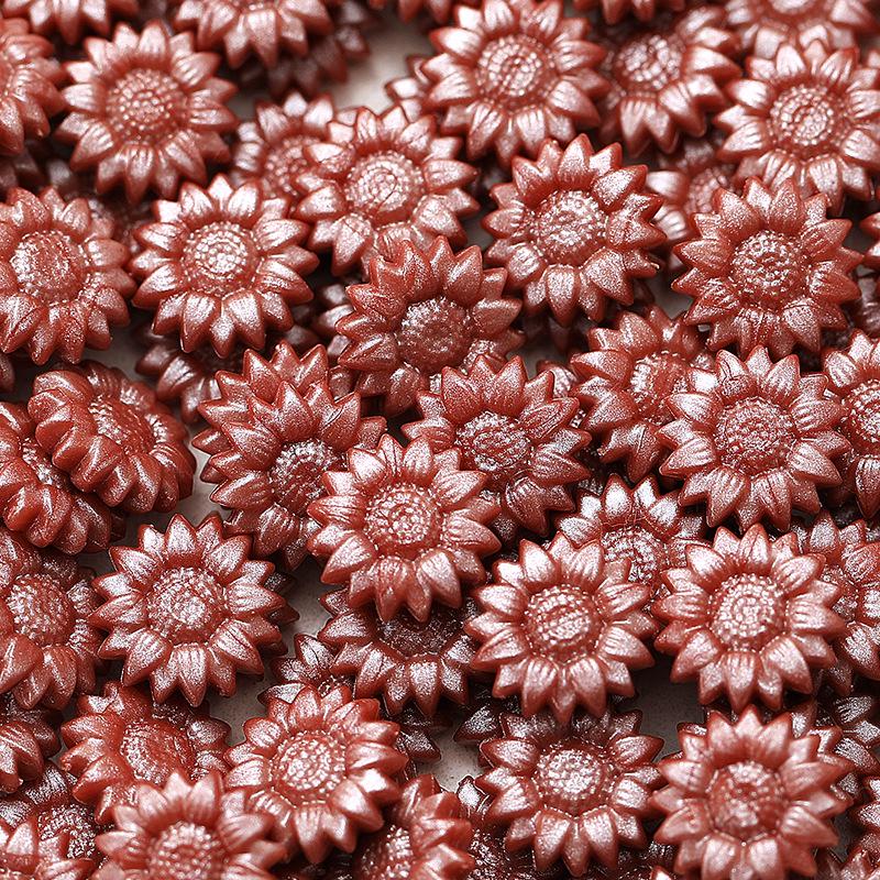 Huidisi Перламутровые Гранулы Сургуча Смешанных Цветов Подсолнух для Штампов