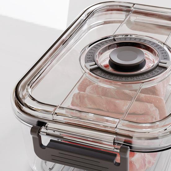 Хлебница большой вместимости, герметичный контейнер для хранения с крышкой, запись времени