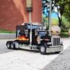 1:24 PETERBILT 389 Грузовик Игрушка Ходячий Трактор Модель Машины Сплав Литье под Давлением Звук Свет Модели Транспортных Средств Декор Салона Подарок